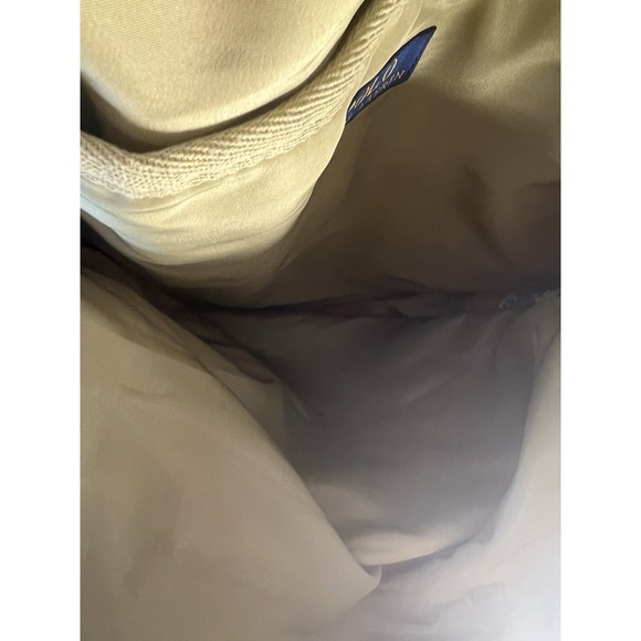 Polo Ralph Lauren Kids Canvas Polo Bear Bookbag Neutral School Travel - Picture 10 of 10